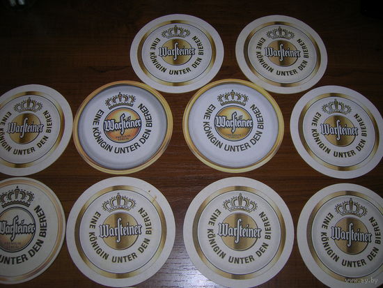 Бирдекли Warsteiner 14 штук Одним лотом Без повторов