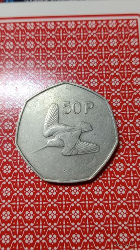 Ирландия 50 пенсов 1976