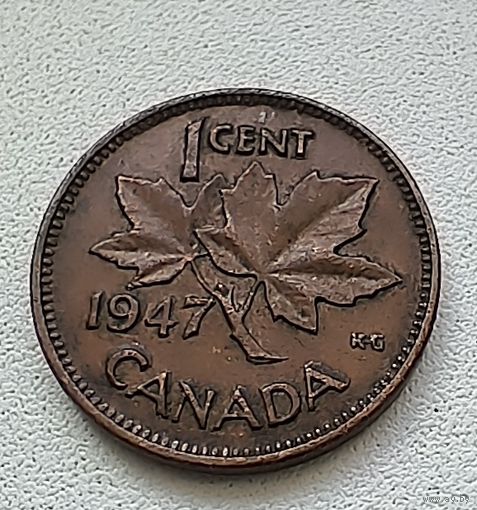 Канада 1 цент 1947 3-14-33
