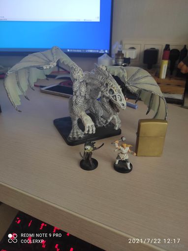 Dungeon Dragons ICONS Gargantuan Icingdeath Gargantuan White Dragon
