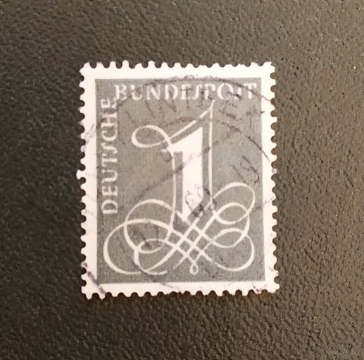 Марка Германия 1955 год Стандарт