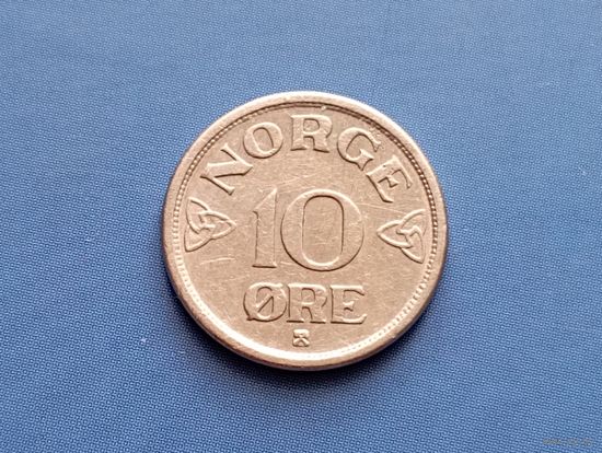 Норвегия. 10 эре 1954