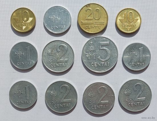 Литва 12 монет