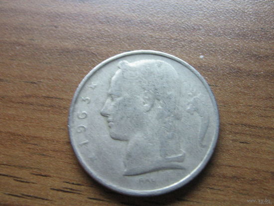 Бельгия 1 Франк 1963