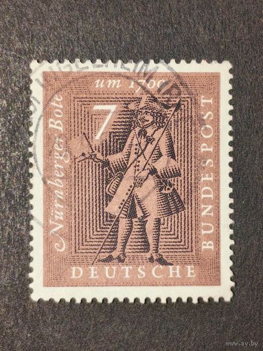 Германия 1961. Нюрнбергский почтовый курьер. Полная серия