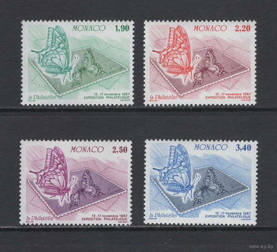 Почта Монако 1987** Фил.выставка Филателия Марки на марках