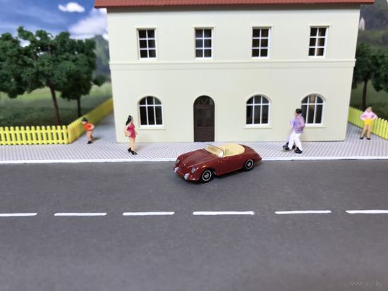 Porsche 356. Масштаб HO 1:87.