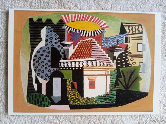 Пикассо. Пейзаж в Жуан-Ле-Пен. Издание Франции