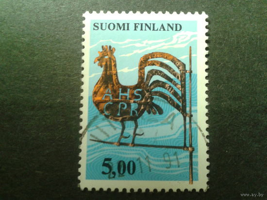 Финляндия 1977 флюгер на кирхе, 17 век
