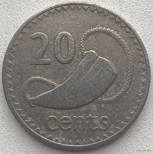 Фиджи 20 центов 1980 г.