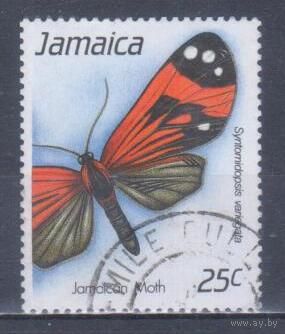 [948] Ямайка 1989. Фауна.Бабочка. Гашеная марка.
