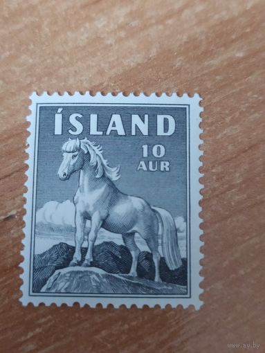 Марка Исландии, лошадь.