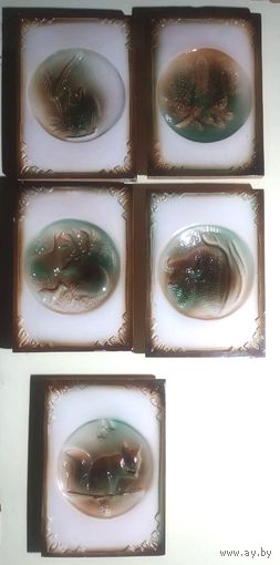 Изразцы для камина ''Беловежская Пуща''