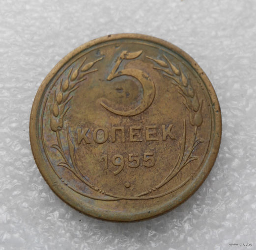 5 копеек 1955 года СССР #12