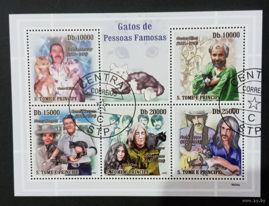 ФАУНА КОШКИ ПОРОДЫ КОШАК ЖИВОТНЫЕ     БЛОК  сто