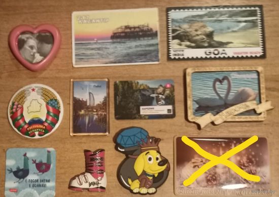 Магниты на холодильник, цена за один