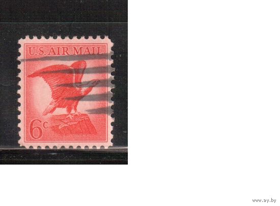 США-1963, (Мих.844) , гаш. , Стандарт, Орел (одиночка)