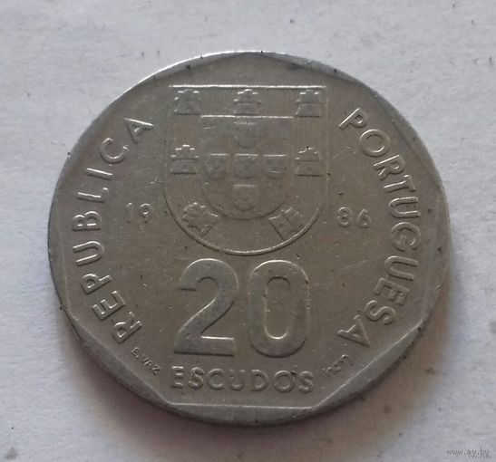 20 эскудо, Португалия 1986 г.