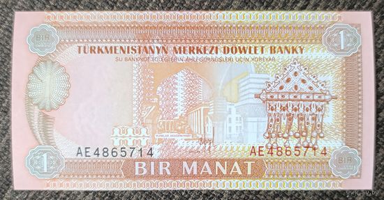1 манат 1993 года - Туркменистан - UNC