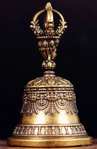 Колокольчик в восточном стиле Бронза