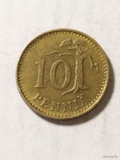 Финляндия 10 пенни 1964