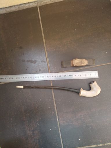 Старинная трубка рабочая. 18 в.