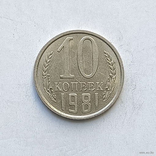 10 копеек 1981 шт.2.1