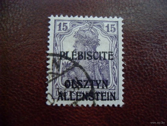 DR Рейх 1920 mi.4 Allenshtein (Алленштайн) плебисцит