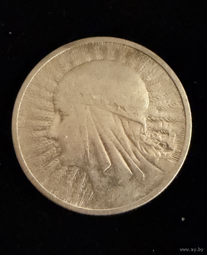 2 злотых 1933 г.  Польша.  Ядвига.  Серебро