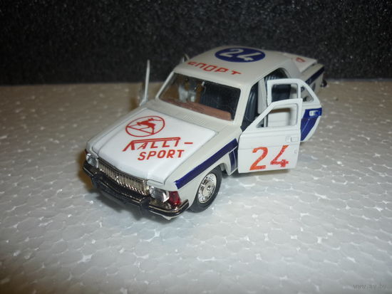 Модель авто ВОЛГА ГАЗ 3102. RALLI SPORT. 1:43. СССР.