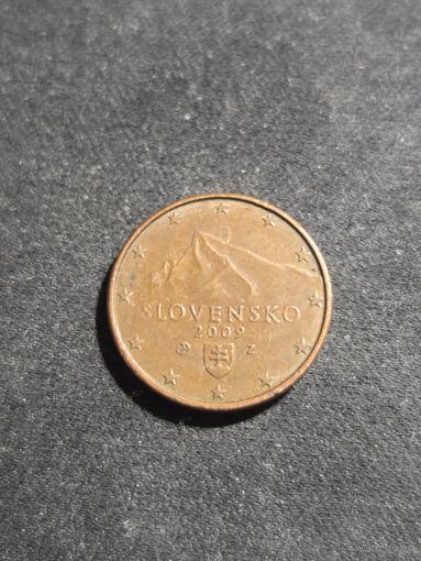 Словакия 1 евроцент 2009