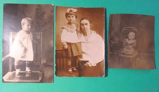 Фото "Дети. Западная Беларусь", 1930-е гг., 3 шт.