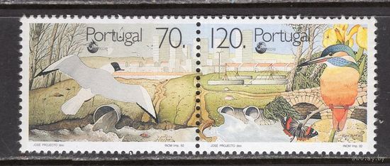 Португалия 1992 ** Фауна птицы Охрана окружающей среды
