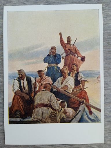 1959. Дерегус. Иллюстрация к повести "Тарас Бульба"