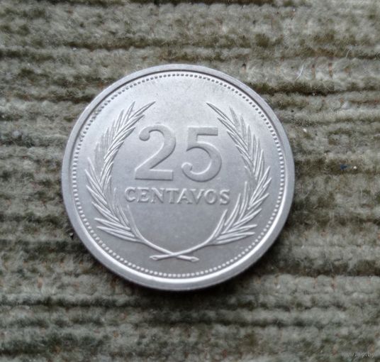 Werty71 Сальвадор 25 сентаво 1992