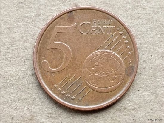Германия 5 евроцентов, 2004 "G". (Н)