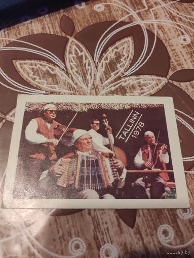 Календарик,реклама,прибалтика,1978