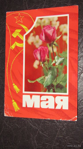Открытка "С 1 Мая"