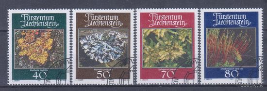 [222] Лихтенштейн 1981. Флора.Мхи и лишайники. Гашеная серия.