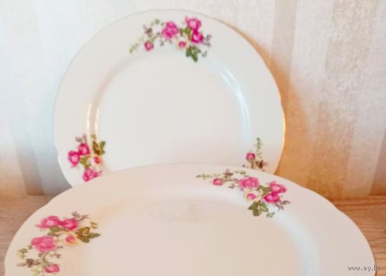 Тарелки Япония 21 см 6 шт.  Для вторых блюд, винтаж. Цена за всё!