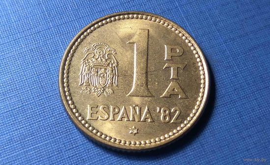 1 песета 1980 (81). Испания. AU!