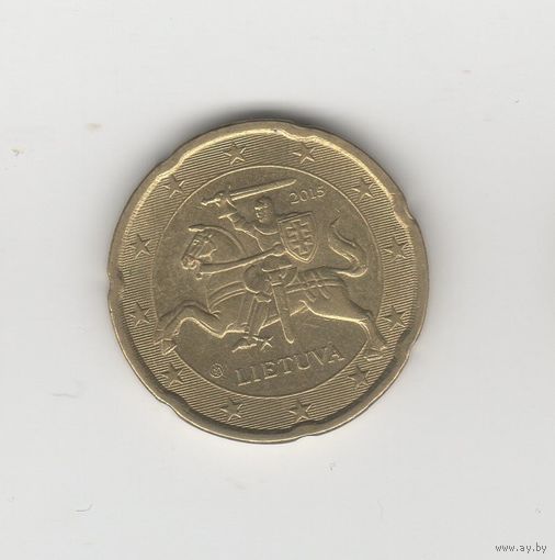 20 евроцентов Литва 2015 Лот 0622