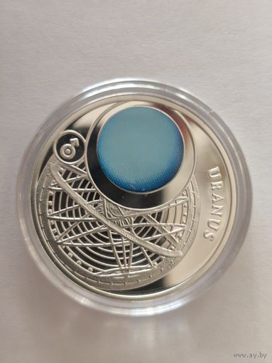 Коллекционный нумизматический медальон "URANUS" (Уран)