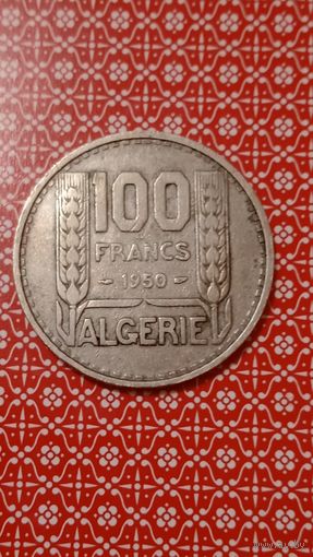 Алжир 100 франков 1950