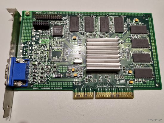 AGP видеокарта Creative CT6710 (Riva TNT) 16 MB