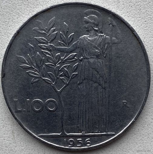 Италия 100 лир 1956 г.