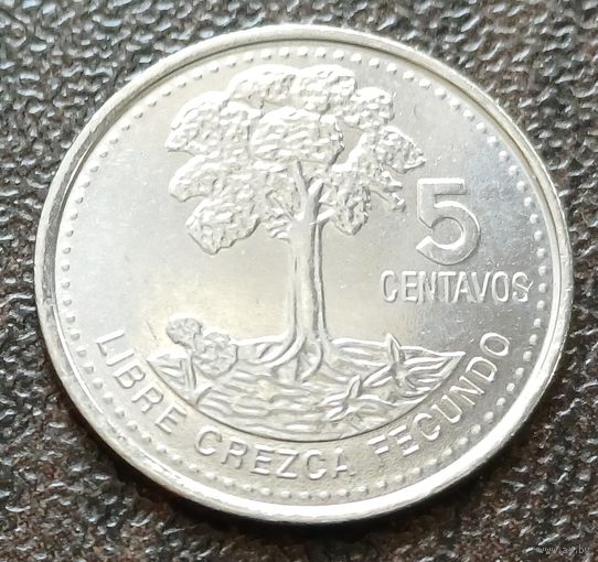 Гватемала 5 сентаво, 2018    ( 1-1-4 )