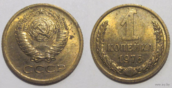 1 копейка 1976 aUNC