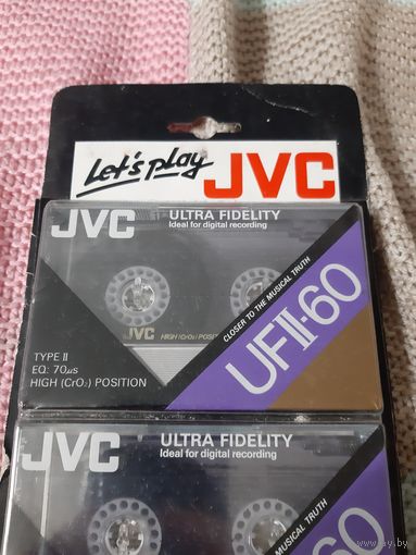 Кассета JVC UF II - 60. цена за одну.