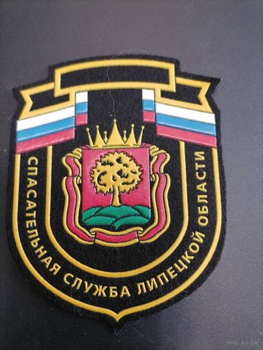 Шеврон МЧС России Липецкая область спасательная служба